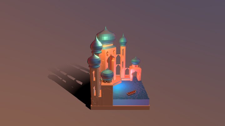 The Voyages Of Sinbad Cubeworld V3 3D Model