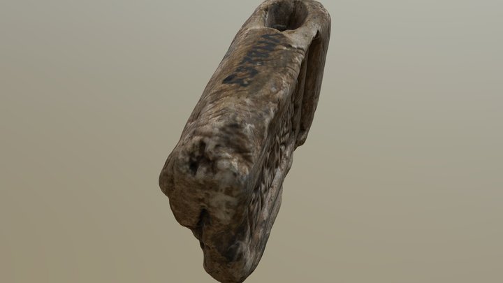 Gammal gjutform i täljsten. Old soapstone mold 3D Model