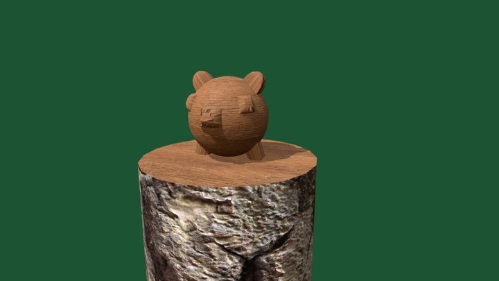 Wooden Dog Toy