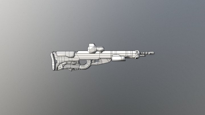 gunn out put 3D Model