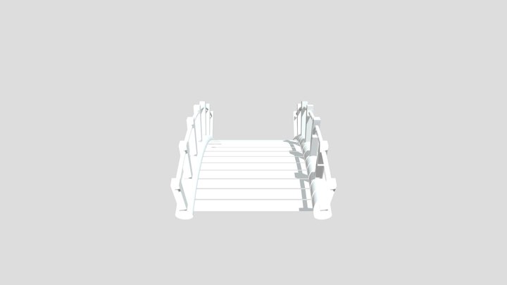 Wood Brige 3D Model