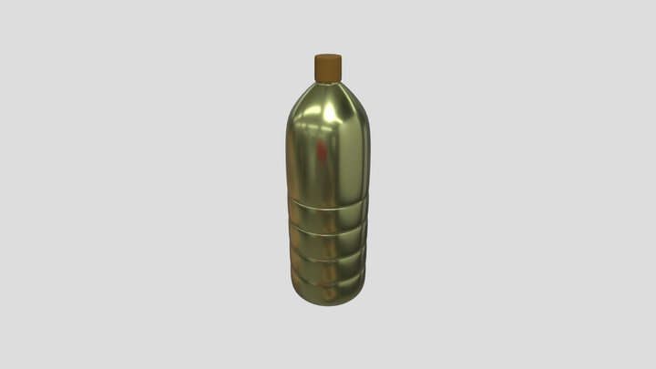 GameReady Oil Bottle Model – Free 3D Model STL