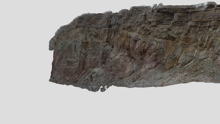 Zechstein transgression in Kamsdorf, Thuringia 3D Model
