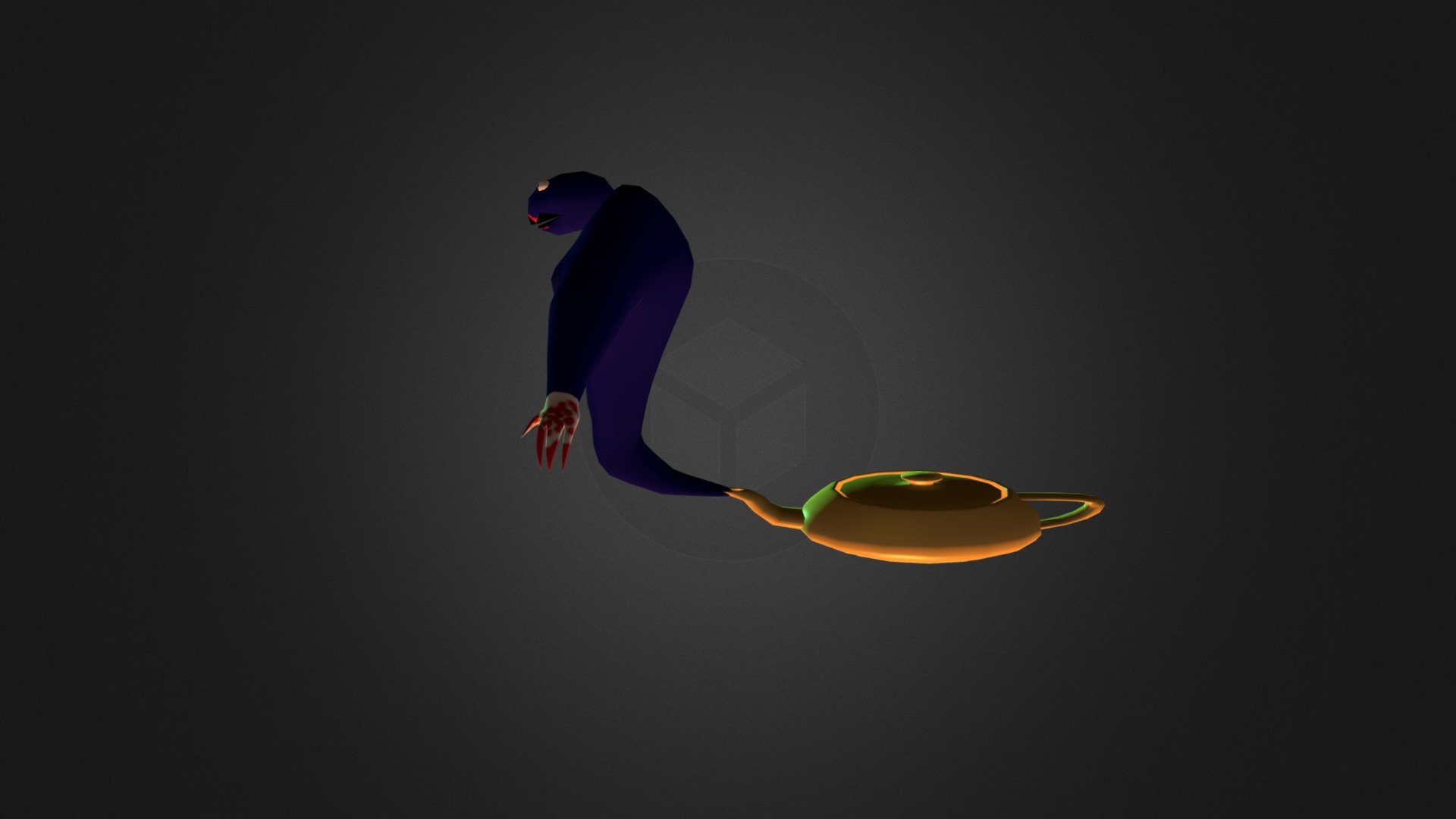 Zombie Genius - Low Poly
