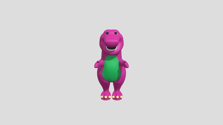Barney The Dinosaur 3D Model