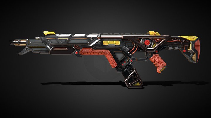 Apex Legends Carbine R301 Exposed Wiring – Free 3D Model STL