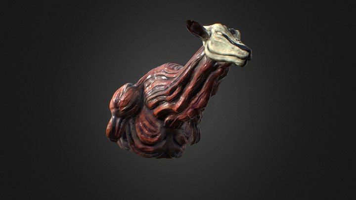 Creature Bust 3D Model