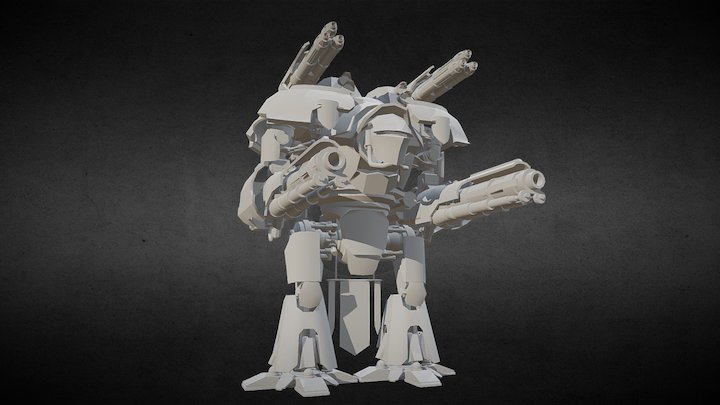 Mars-Alpha Pattern: Warlord Titan 3D Model