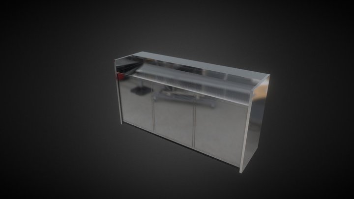 Стол в сборе 3D Model