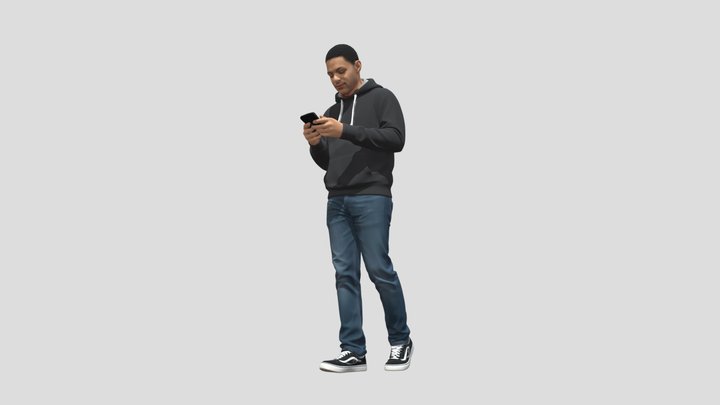 Texting While Walking – Modello 3D gratuito STL