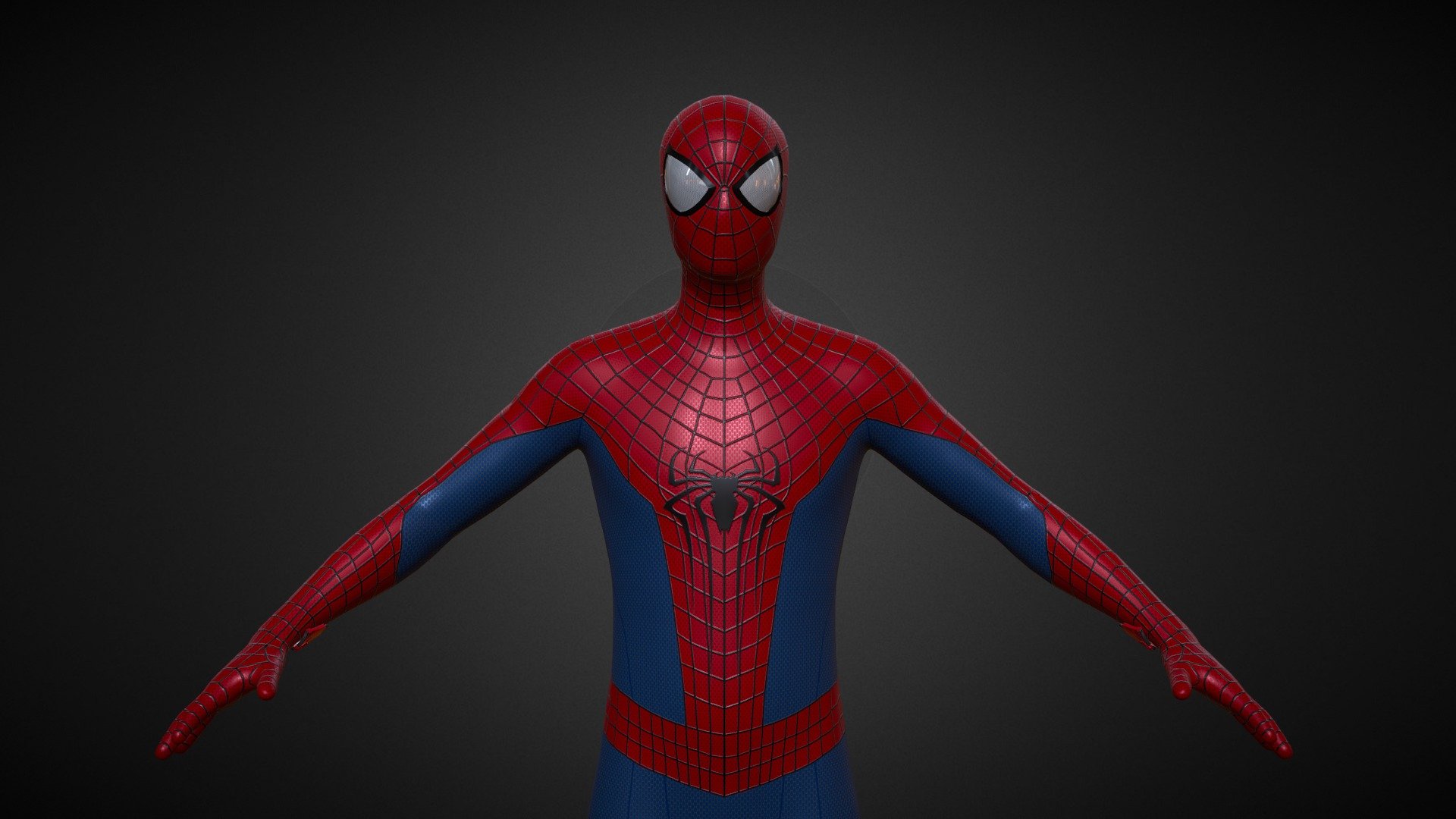 3D model The Amazing Spider-man 2 3D MODEL Low-poly VR / AR / low-poly