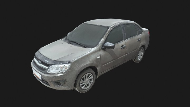 The Russian people's car. Photogrammetry. 3D Model