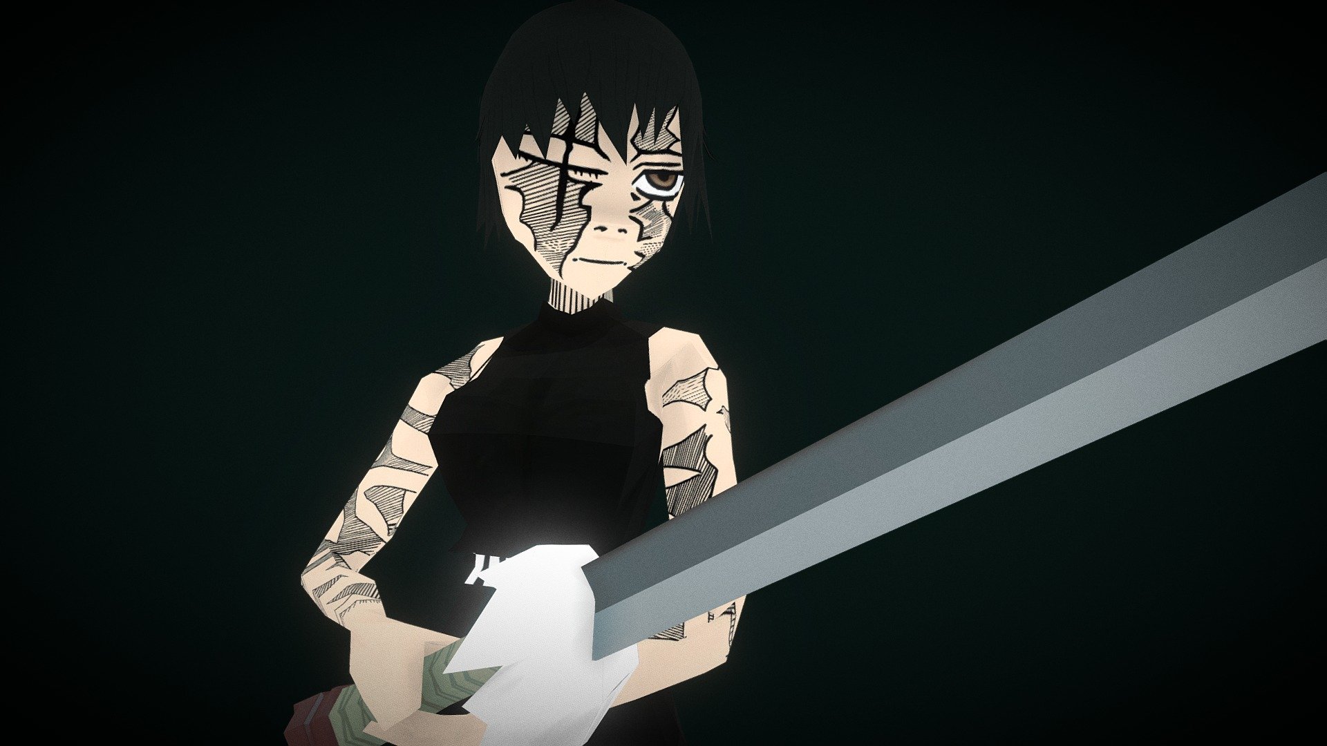 Maki Zenin | Jujutsu Kaisen - Download Free 3D model by Nikroom_Kekandos  [3d178c4] - Sketchfab