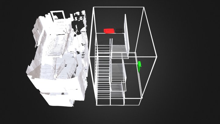 Ladder-textures simplified 3D Model