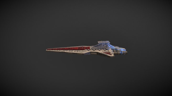 Star Destroyer 3D Model