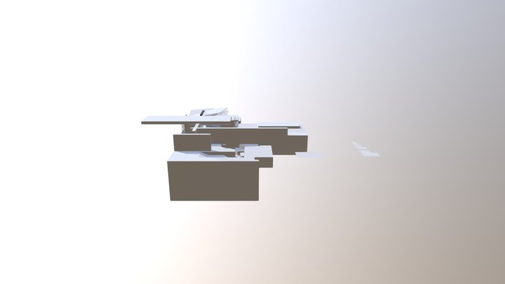 Modern House 03 3D Model