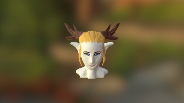 Centuar elven lady 3D Model