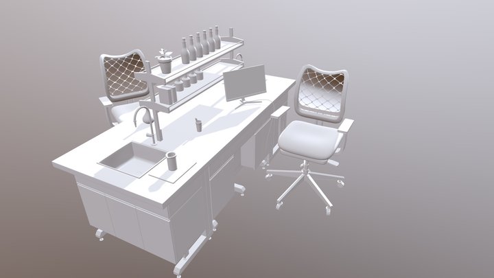 laboratory_low 3D Model
