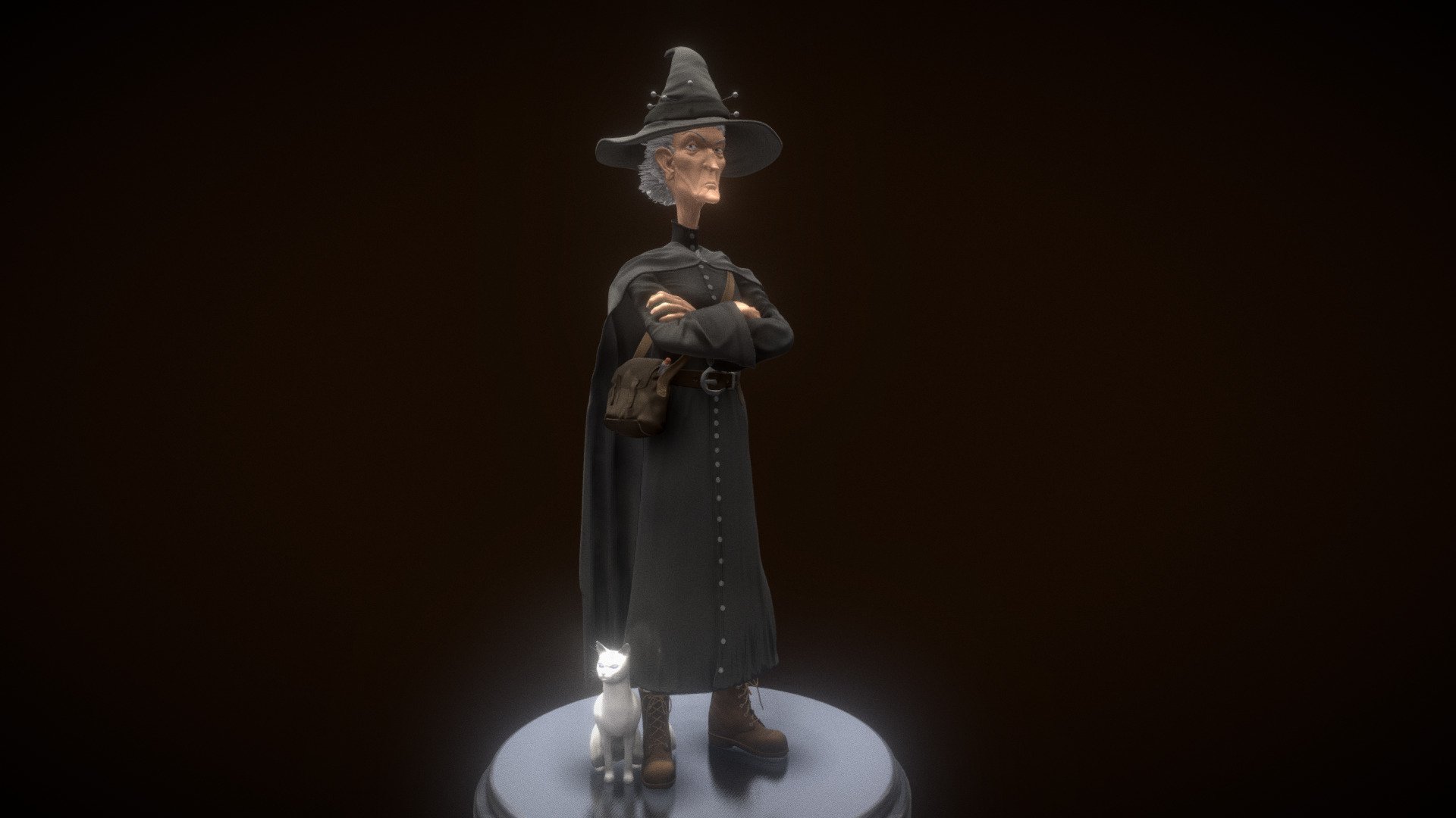 Esme Weatherwax - Discworld Character — Sketchfab embed 3D viewer