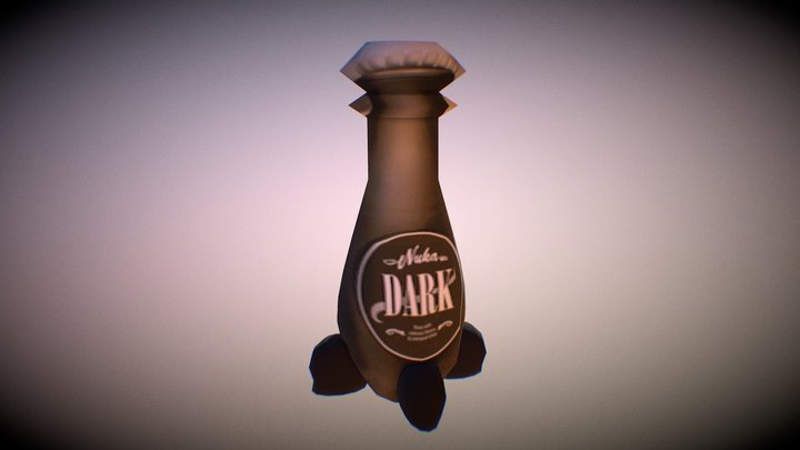 Fallout 76 - Nuka Dark Rum 3D Model