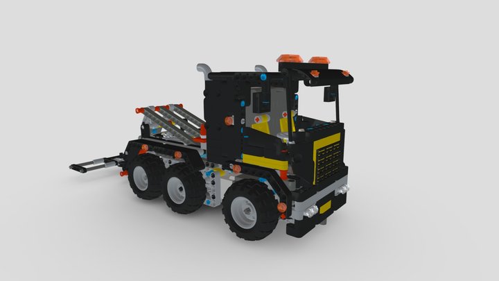 24-7 Recovery Service Truck 3D Model