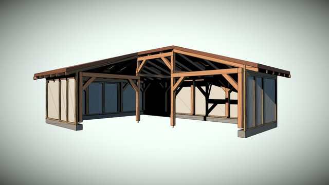 winter garden 3D Model