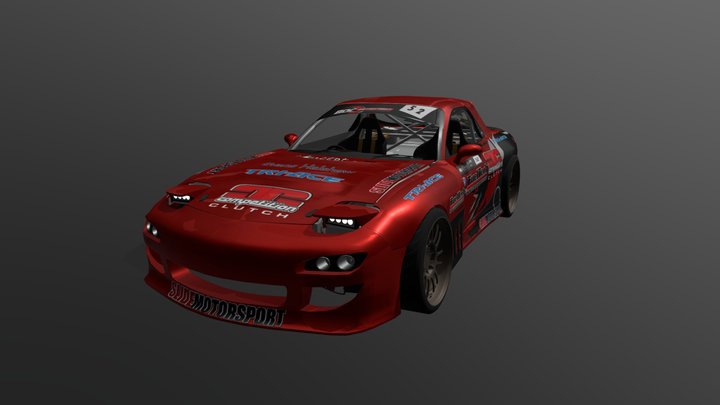 Jason Clark's RX7 Body WIP 3D Model