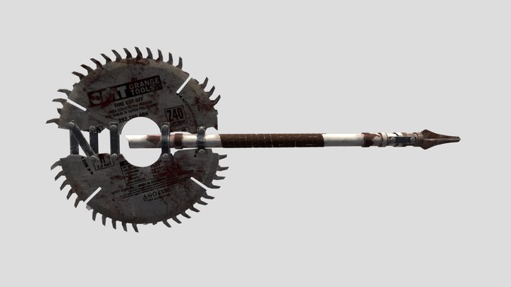 The Walking Dead Saint & Sinners Weapon 3D Model