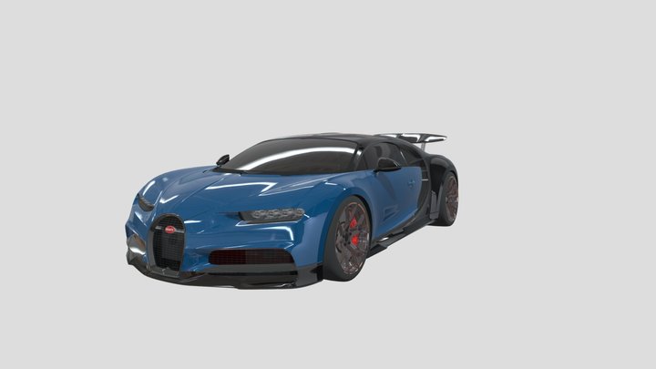 Bugatti_chiron_top_edition 3D Model