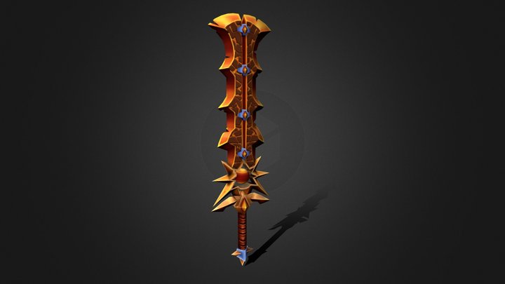 Game art weaponcraft Bas Muller 3D Model