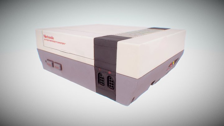 Nintendo NES 3D Model
