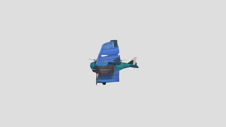 Stylized AEG G.IV Late 3D Model