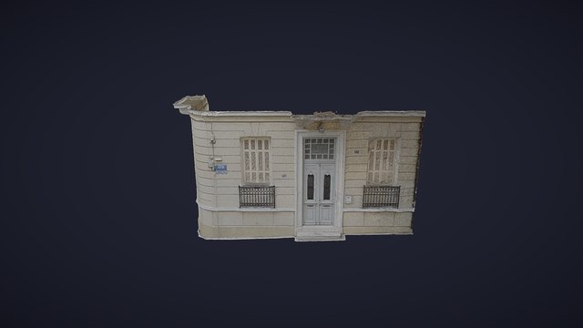 Corner Building Groundfloor (Athens, Greece) 3D Model