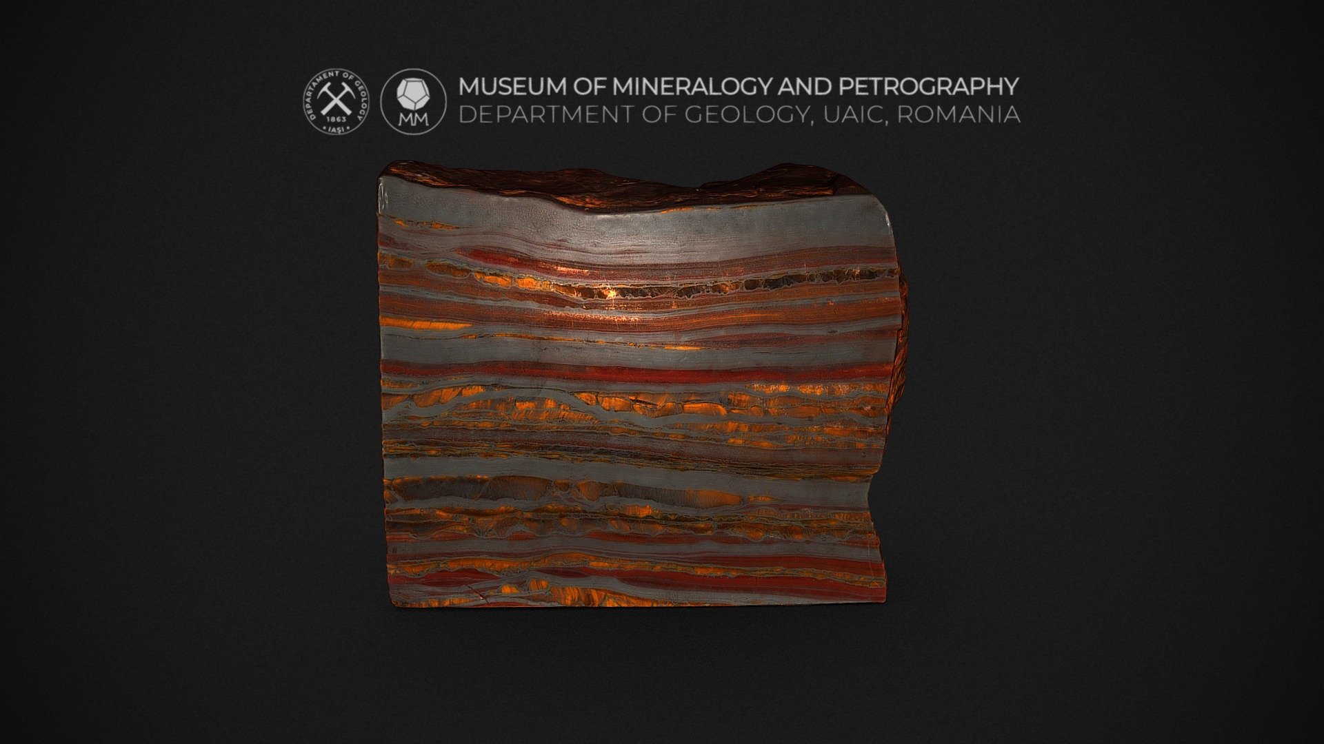 Banded iron formation (BIF) - 3D model by Museum of Mineralogy and ...