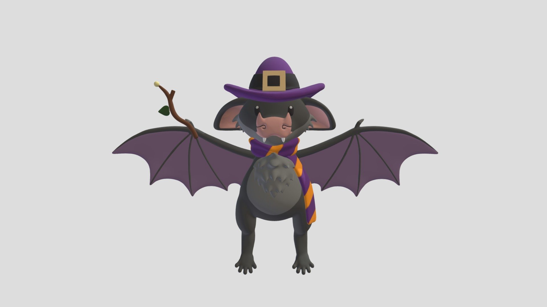 Wiz The Wizard Bat - 3D model by AndyProyects (@a00832488) [3d23767 ...