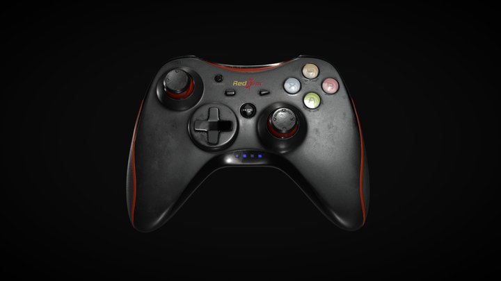 Redgear Controller 3D Model