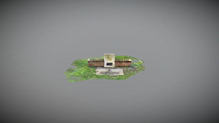 Burial monument Baruch Spinoza 3D Model