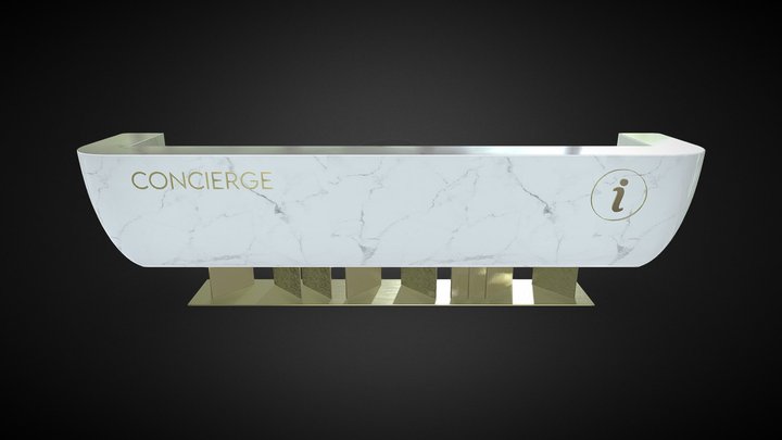 RECEPTION DESK 3D Model