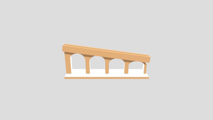 Arcos de Morelia, Michoacán 3D Model