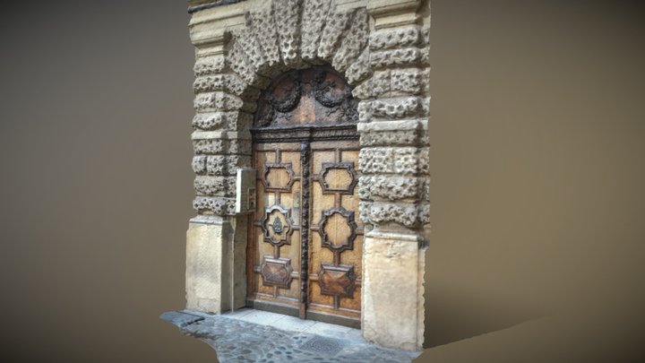 Aix - Porte Sculptée 3D Model