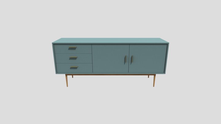 Ona- Sideboard-long 3D Model