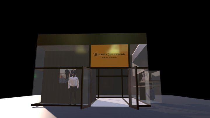 Hickey Freeman Showroom 3D Model