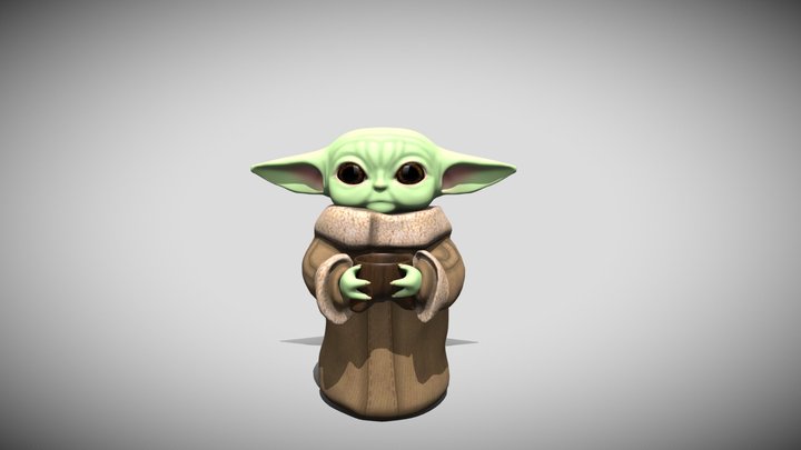 Baby Yoda 3D Model