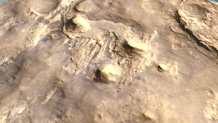Kimberley region, Gale crater (Mars) 3D Model