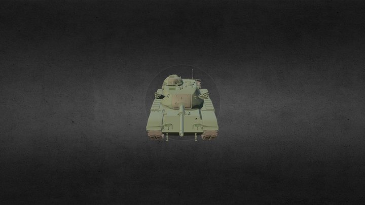 M60A3 Patton Medium Tank - Toshueyi 3D Model