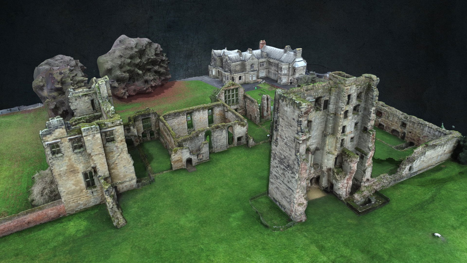 Ashby de la Zouch Castle UK Download Free 3D model by Arqueomodel3D