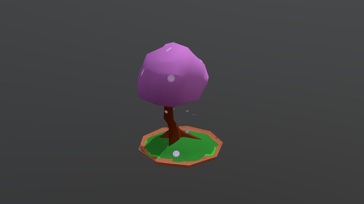 Flower Tree 3D Model