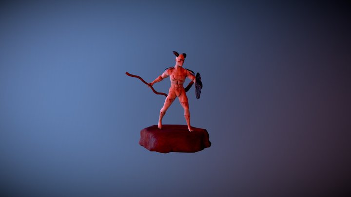Guerrero Diabólico_ Alejandra Ballesteros 3D Model