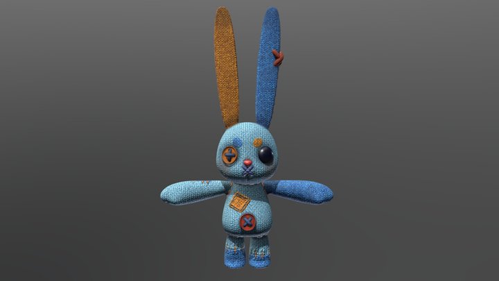Bunny Plush 3D Model