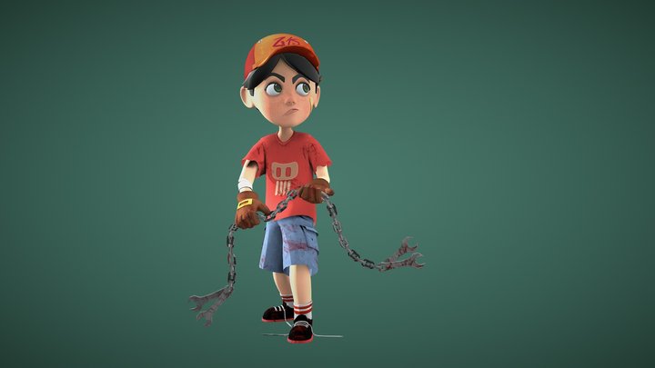 spanner_Boy 3D Model
